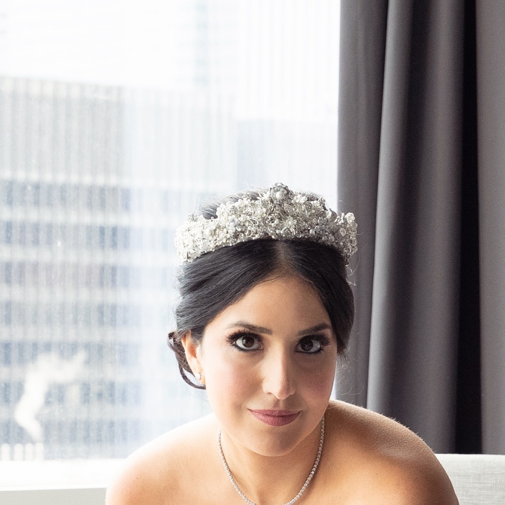 Custom made wedding crown